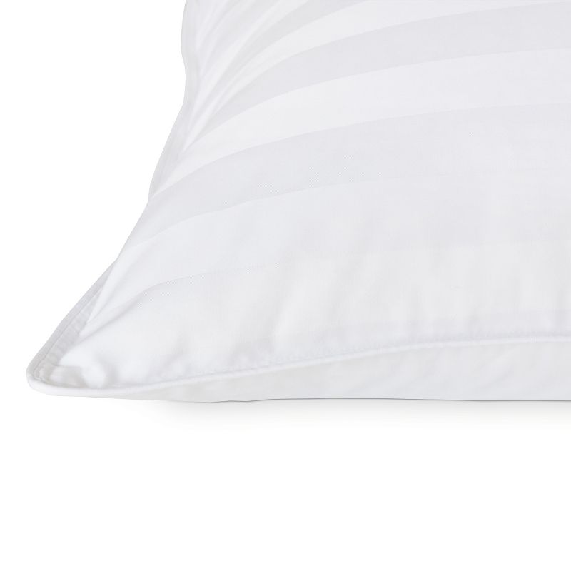 DOWNLITE Low Profile 250 TC 525 FP White Down Pillow - Stomach Sleepers Only Very Flat, 4 of 10