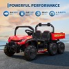 24V 4WD All-Terrain Kids Electric Ride-on Dump Truck,2-Seater with Remote Control,Dump Bed - 3 of 4