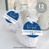 Big Dot of Happiness Royal Prince Charming - Baby Shower or Birthday Party Clear Goodie Favor Bags - Treat Bags With Tags - Set of 12 - 2 of 4