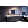 Urban Ambiance Luxury Coastal Bath Light 8.25''H x 33''W,  Brushed Nickel Finish,  Kempsey Collection, UHP4073 - 2 of 4