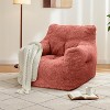 Hooseng Bean Bag Chair, Bean Bag Sofa Chair with Armrests, Fluffy and Lazy Sofa with backrest, Comfy Cozy BeanBag Chairs - 2 of 4