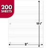 Mead Notebook Filler Paper, Wide Ruled, 200 Sheets Per Pack, 3 Packs - image 3 of 4