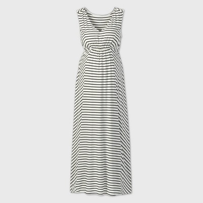 target white maternity dress