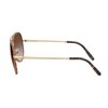 Tory Burch TY 6114 336013 Womens Pilot Sunglasses Light Gold 58mm - 3 of 3