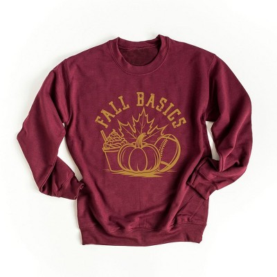 Simply Sage Market Women's Graphic Sweatshirt  Fall Basic Collage