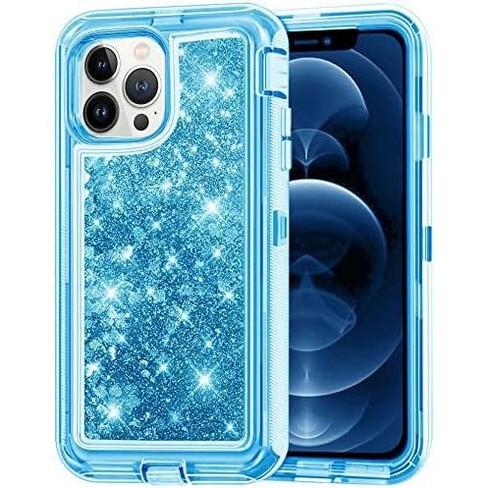Entronix Heavy Duty Glitter Case for Apple iPhone 14 Pro Max, Triple-Layer & Full Protection, Blue Entronix Heavy Duty Glitter Case for Apple iPhone 14 Pro Max, Triple-Layer & Full Protection, Blue