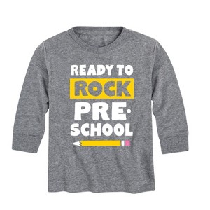 Boys' - Instant Message - Ready to Rock Preschool Long Sleeve Graphic T-Shirt - 1 of 4