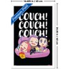 Trends International Netflix KPop Demon Hunters (2025) - Huntrix Chibi Couch Framed Wall Poster Prints - 3 of 4