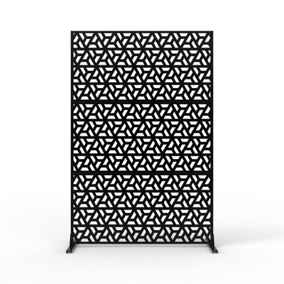 Metal Privacy Screen Outdoor 72" h x 47" w, Outdoor Privacy Screen & Panels, Freestanding Decorative Screens