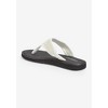 Comfortview Women's The Sylvia Soft Footbed Thong Slip On Sandal (Wide Widths Available) - 3 of 4