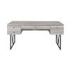 Coaster Home Furniture Analiese Industrial 4 Drawer Home Office Writing Desk, Grey Driftwood Finish - image 2 of 4