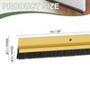 Unique Bargains Aluminum Alloy H-Shape Holder PP Bristle Rust-resistant Door Sweep 1 Pc - 2 of 3