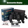 8X40 High Magnification Long Range Zoom Hunting Telescope Binoculars, HD Professional Zoom Bird Watching Bird Travel Hunting,Black, UBSSO - 4 of 4