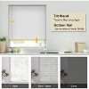 No Tools No Drill 1" Vinyl Mini Blinds, 20" W x 36" H, White - 3 of 3