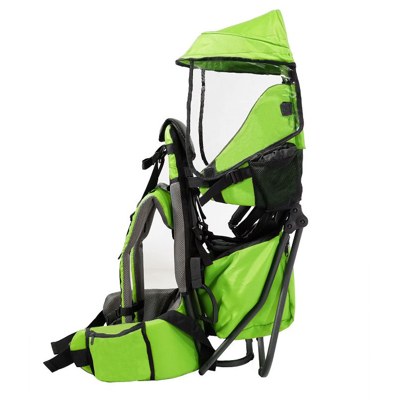 ClevrPlus CC Hiking Child Carrier Baby Backpack Camping for Toddler Kid, Green, 4 of 7