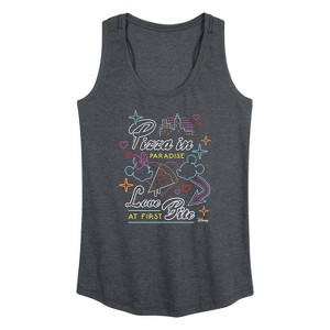 Women's - Disney - Minnie & Mickey Graphic Racerback Tank - 1 of 4
