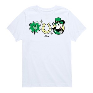 Boys' - Disney - Mickey St Patricks Icons Short Sleeve Graphic T-Shirt - 1 of 4