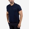CULTURA Men's Short Sleeves 100% Cotton Polo With Jaquard Rib And Chest Rib Pocket - 4 of 4