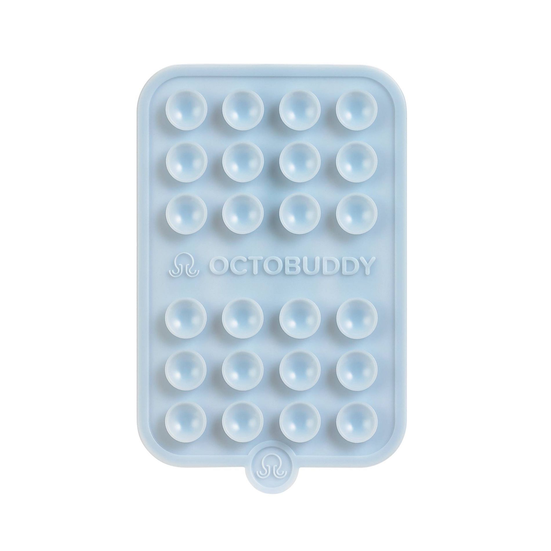Octobuddy Silicone Suction Cup Phone Case Mount Double-Sided - Baby Blue