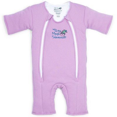 Image of Baby Merlin's Magic Sleepsuit Cotton Baby Transition Swaddle for 3-6 Months baby, Lavender