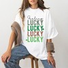 Simply Sage Market Women's Feeling Lucky X 4 Short Sleeve Garment Dyed Tee - 2 of 4