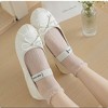 Anna-Kaci 5 Pairs Women's Ruffle Cuff Lace Knit Ankle Socks Breathable Soft Stretch Fabric with Multiple Color Options - 4 of 4