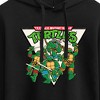 Women's - Teenage Mutant Ninja Turtles - Triangle Logo Cropped Graphic Hoodie - 2 of 3