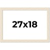 PosterPalooza | 27x18 Wide Barnwood Picture Frame, UV Acrylic, 6 Finishes - Grey, Brown, White, and Black - 2 of 4