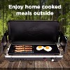 Hike Crew Gas Camping Grill & Griddle - 13,000 BTU Portable Propane Grill with Integrated Igniter & More! - 3 of 4