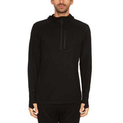 Minus33 Merino Wool Micro Weight - Men's Wool 1/4 Zip Sun Hoodie Woolverino  Black L : Target