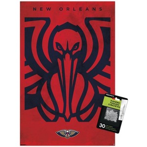 Trends International NBA New Orleans Pelicans - Logo 25 Unframed Wall Poster Prints - 1 of 4