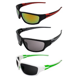 3 Pairs of AlterImage Chance Glasses with Red Mirror, Smoke, Smoke Lenses - 1 of 4