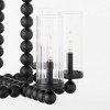 Quorum Lighting Lee Boulevard 6 - Light Chandelier in  Matte Black - 3 of 3