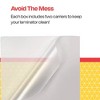 School Smart Clear Laminating Pouches, 9 x 11-1/2 Inches, 3 Mil Thick, Pack of 100 - 4 of 4