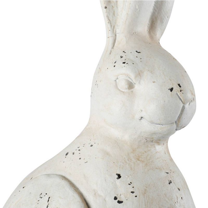 A&#38;B Home Outdoor Decor Small Sitting Rabbit Figurine - White, 4 of 7