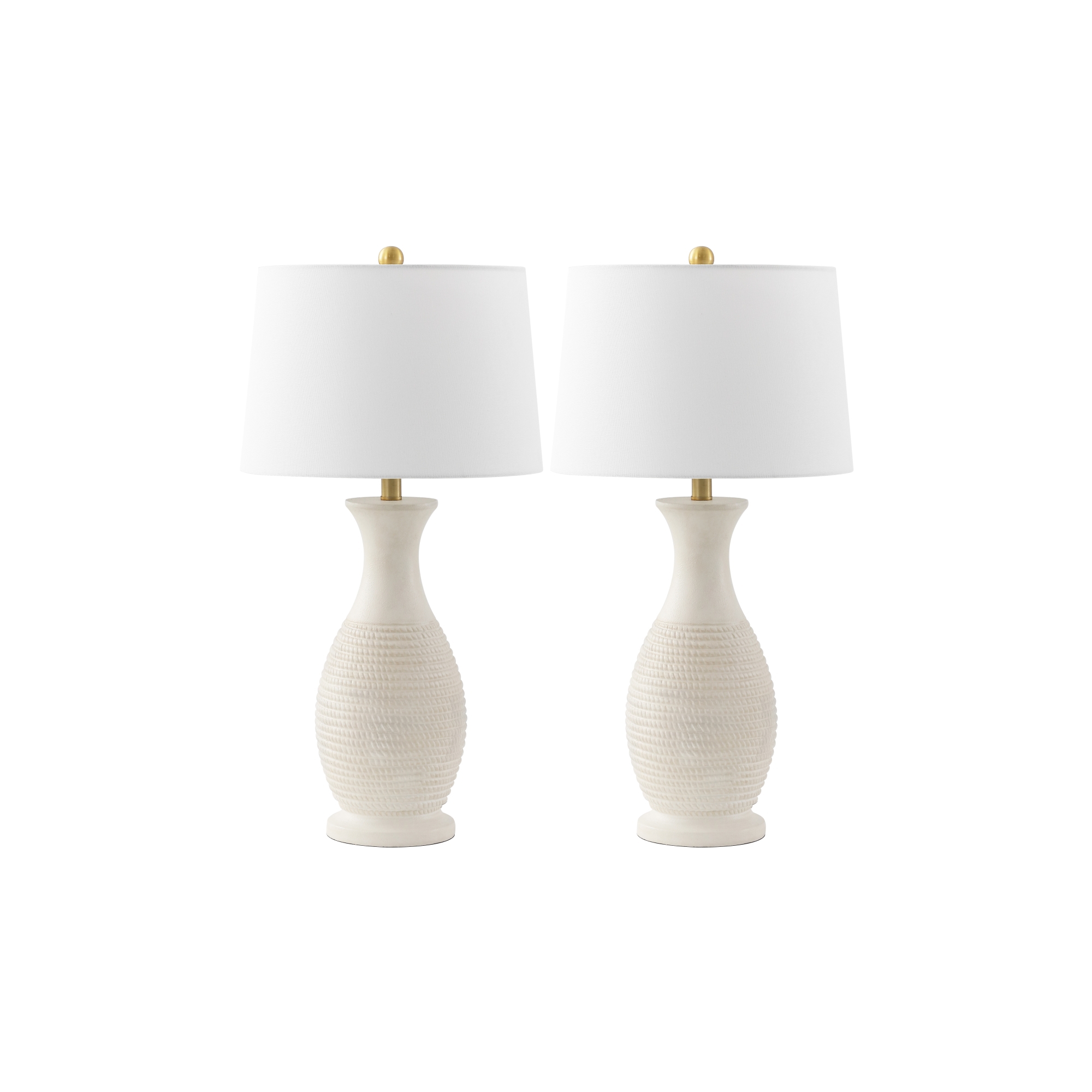 Bentlee Table Lamp (Set of 2) - 30 Inch Height - TBL4131 - Bone - Safavieh
