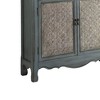 Acme Furniture Console Table Antique Blue: Vintage Style Entryway Furniture with Storage - 4 of 4