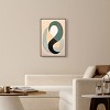 Art Remedy Earthworm in the glass bowl Contemporary Shapes Abstract Wall Art Framed - 2 of 4