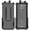 Nakedcellphone Belt Clip Holster Case for Sonim XP5plus (XP5900) - Black - 3 of 4