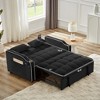 LIVAREEmlen 1 versatile foldable sofa bed in 3 lengths, modern sofa, adjustable back and with USB port and ashtray and swivel phone stand - 4 of 4
