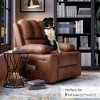 Oversized Swivel Recliner Chair with Heat & Massage - 360° Rotation Manual Rocking Chair - 3 of 4