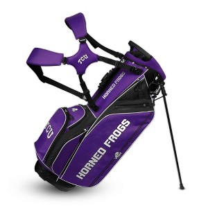 NCAA TCU Horned Frogs Team Effort Caddie Golf Bag - 1 of 3