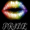 Adult Design By Humans Artistic Pride Rainbow Lips By DaniSpolez Tank Top - 2 of 2
