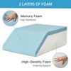 Aoibox Leg Elevation Pillow Memory Foam for Blood Circulation Swelling Recovery Support Non-Slip Dual Handles Plush - 4 of 4