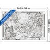 Trends International Marvel Sketch - Fantastic Four Universe Framed Wall Poster Prints - 3 of 4