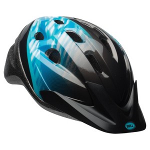 Bell Richter Cycling Kids' Bike Helmet - Black/Blue - 1 of 4
