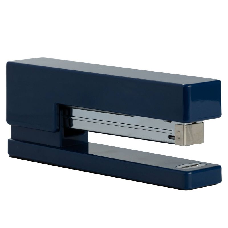 JAM Paper Modern Desk Stapler - Navy, 1 of 8