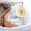 Unique Bargains Plaid Sunflower Bath Shower Loofah Sponge 1 Pc - 4 of 4