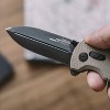 SOG® Pentagon OTF Automatic Switchblade Knife with 3.79-In. Spearpoint Blade, Black - 2 of 4