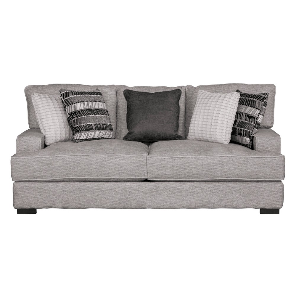 Photos - Sofa HOMES: Inside + Out Trikwin 96" Beige T Seat Cushion Gray